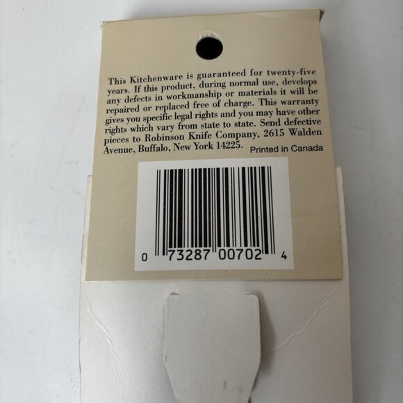 VTG NOS America Cook Rosewood Handle Basting Spoon Stainless Steel USA Made - Picture 4 of 9